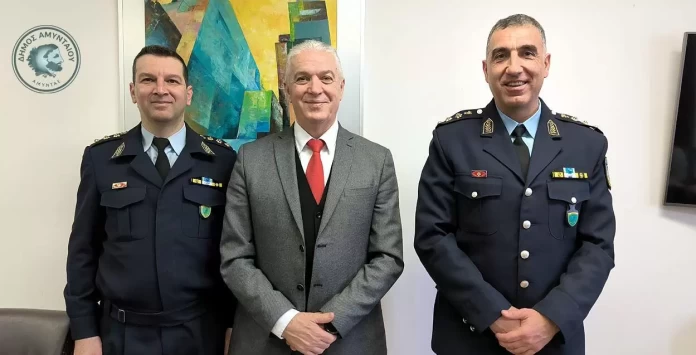 Αμύνταιο: Συνάντηση Δημάρχου Ι. Λιάση με τη νέα ηγεσία της Αστυνομικής Διεύθυνσης Φλώρινας