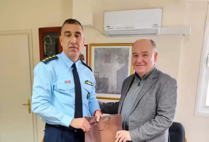 Συνάντηση Στ. Παπασωτηρίου με τον νέο Αστυνομικό Διευθυντή