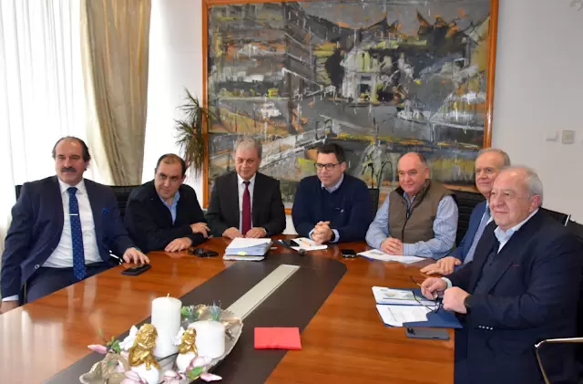 Αμύνταιο: Υποδοχή κυβερνητικού κλιμακίου από τον Δήμαρχο Ι. Λιάση